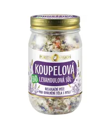 Koupelové soli - Levandulová koupelová sůl 400 g - 290247