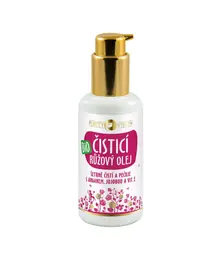 Čištění pleti - Bio Růžový čisticí olej s arganem, jojobou a vit. E 100 ml - 290252