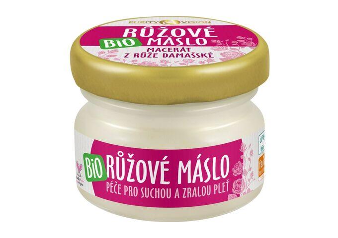 Bio Macerovaná másla - Bio Růžové máslo 20 ml - 290198