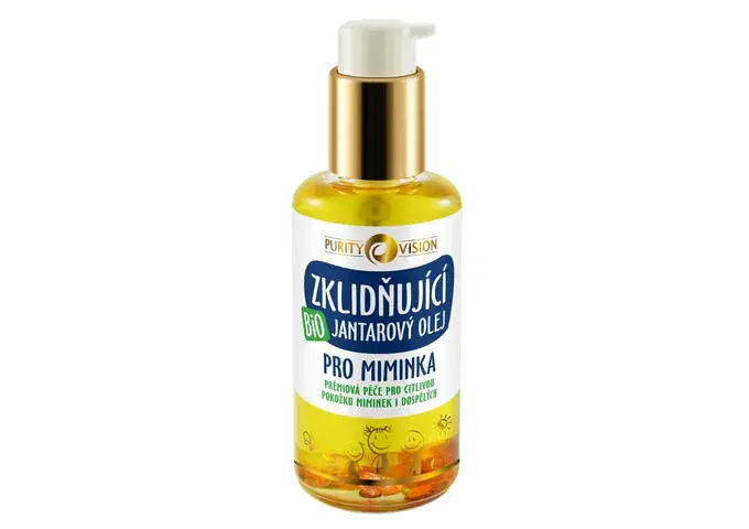 Prémiová péče pro miminka a děti - Bio Zklidňující Jantarový olej pro miminka 95 ml - 290232