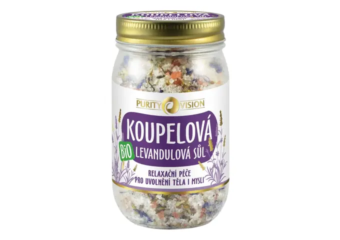 Koupelové soli - Levandulová koupelová sůl 400 g - 290247