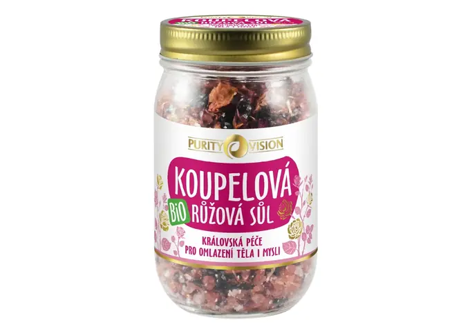 Koupelové soli - Růžová koupelová sůl 400 g - 290248