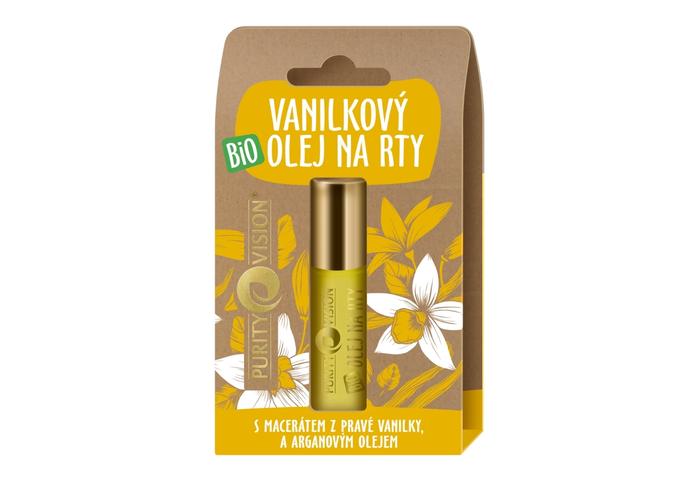 Péče o rty - Bio Vanilkový olej na rty 10 ml - 290224