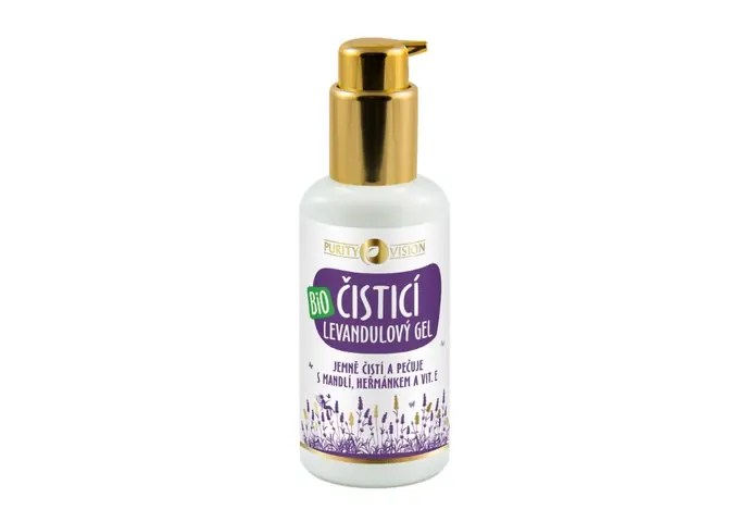Péče o pleť - Bio Levandulový čisticí gel s mandlí, heřmánkem a vit. E 100 ml - 290253