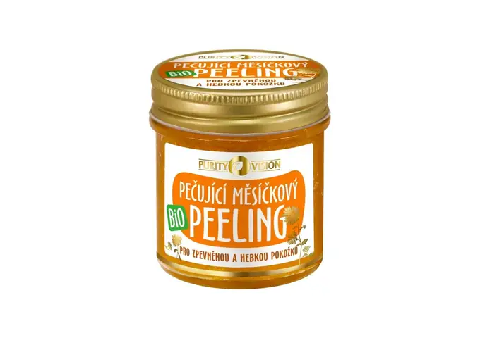 Pro dokonalou pleť - Bio Pečující Měsíčkový peeling 120 ml - 290274