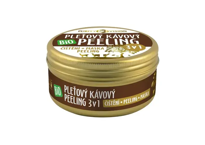 Pro dokonalou pleť - Bio Kávový pleťový peeling 3v1 70 ml - 290255