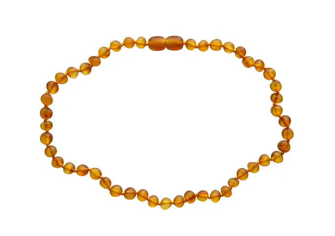Jantarové korálky - Jantarový náhrdelník pro miminka - JAN-3