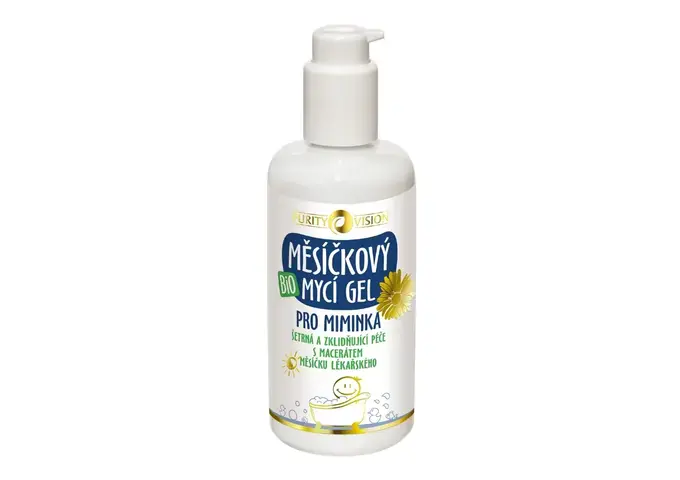 Prémiová péče pro miminka a děti - Bio Měsíčkový mycí gel 200 ml - 290262