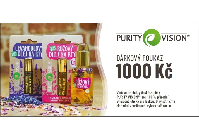 Dárkové poukazy - Dárkový poukaz 1000 Kč - DP1000PVCZ