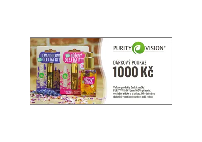 Dárkové poukazy - Dárkový poukaz 1000 Kč - DP1000PVCZ